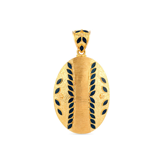 21K Blue Gold Pendant