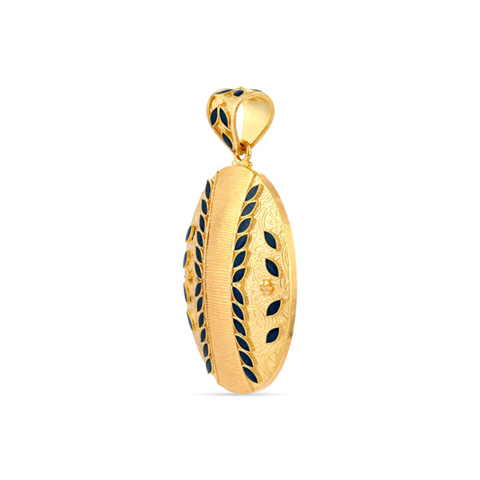21K Blue Gold Pendant
