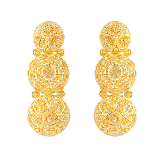 21K Gold Earrings