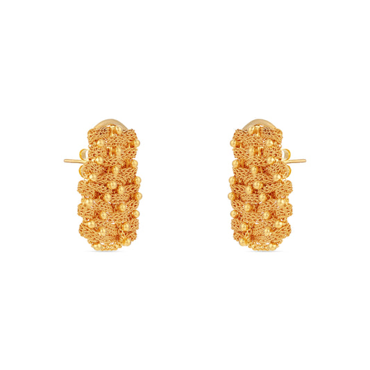 21K Gold Earrings