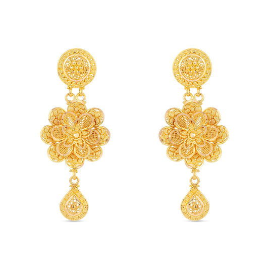 21K Gold Earrings