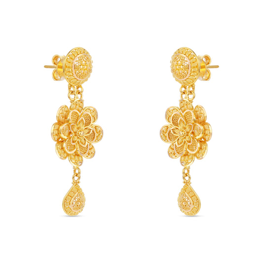 21K Gold Earrings