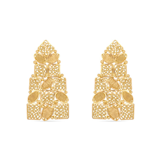 21K Gold Earrings
