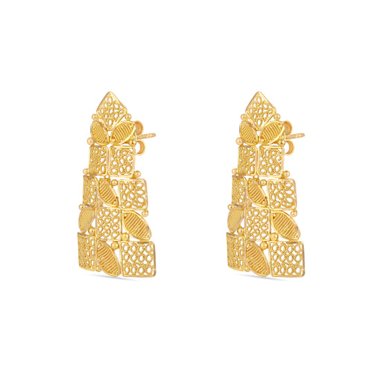 21K Gold Earrings
